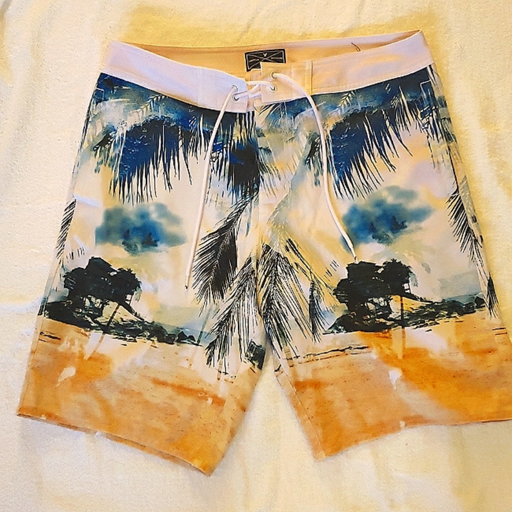 American Eagle tropical board shorts